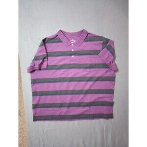 Liberty Blues Jeans Co Polo Shirt Men's Size 4XL BIG Purple Blue